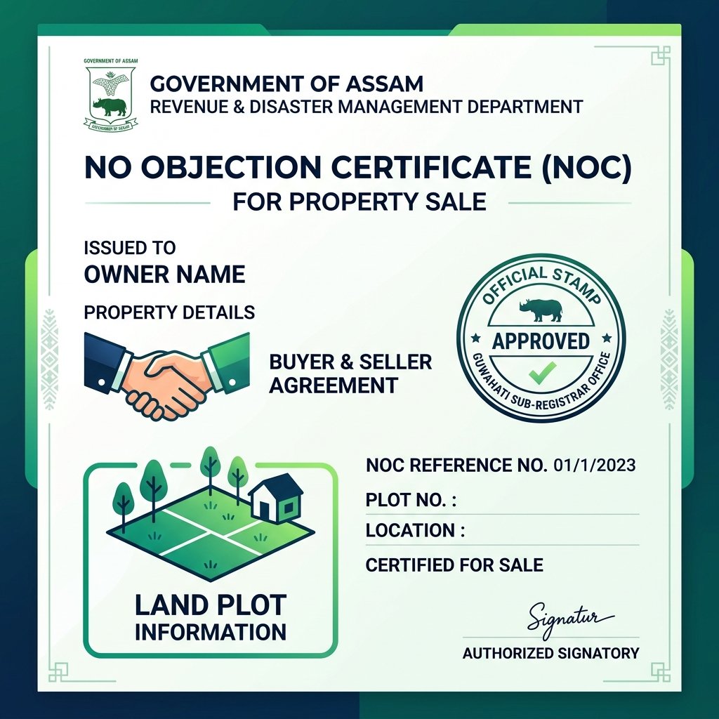 How to Get an NOC for Land Sale in Assam – Step-by-Step Guide 2026
