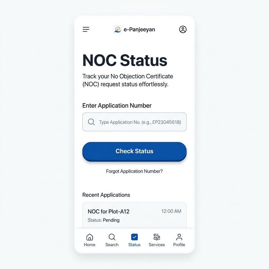 e-Panjeeyan Mobile UI
